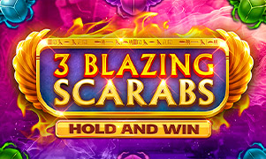 3 Blazing Scarabs Hold and Win